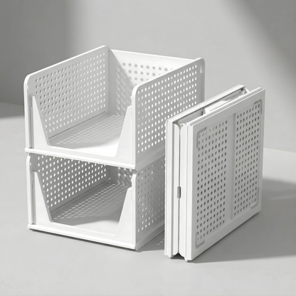 Stapelbare Kleiderschrank-Organizer Box – Mehr Ordnung im Kleiderschrank