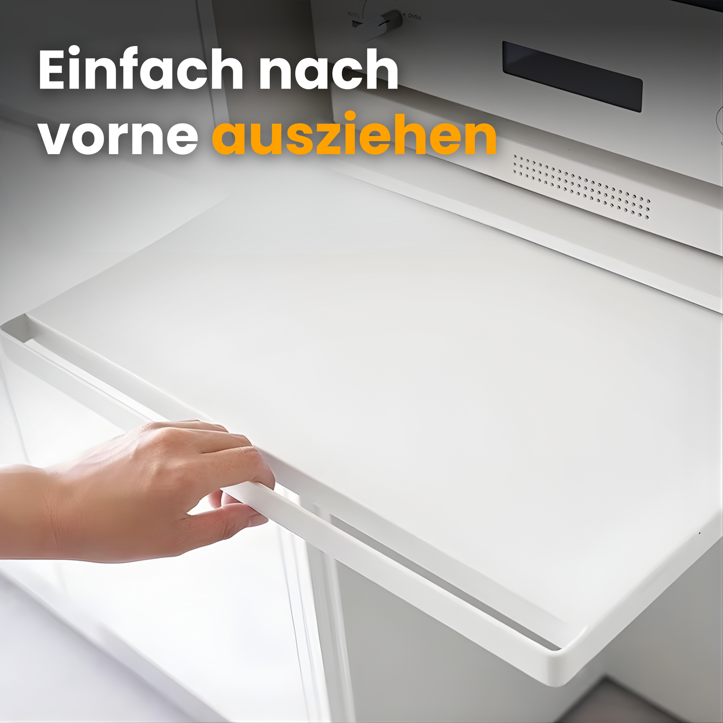 Ausziehbares Mikrowellen-Regal – Mehr Platz auf deiner Küchenfläche